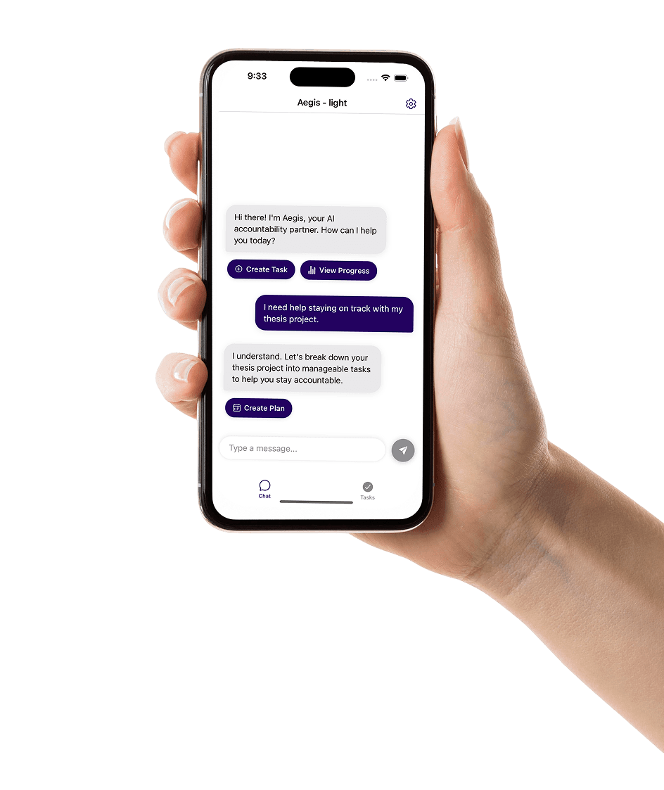 AegisAI Phone Mockup